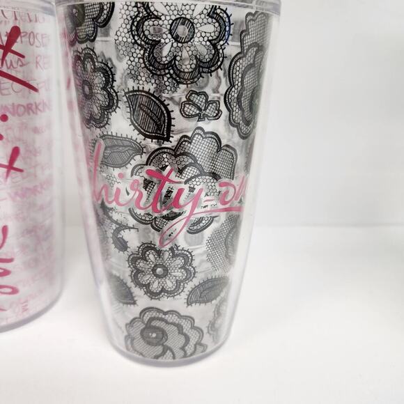 Lot of 5 Tervis for Thirty One 16oz  American made insulted Tumbler cups no lids - Picture 6 of 13